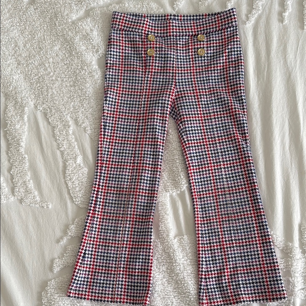 Stylish Kids Plaid Pants